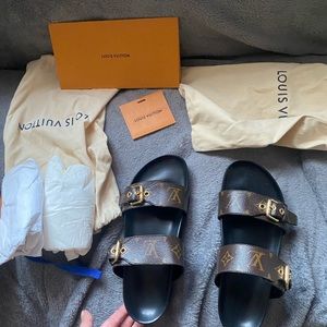 Louis Vuitton Bom Dia Flat Comfort Mule